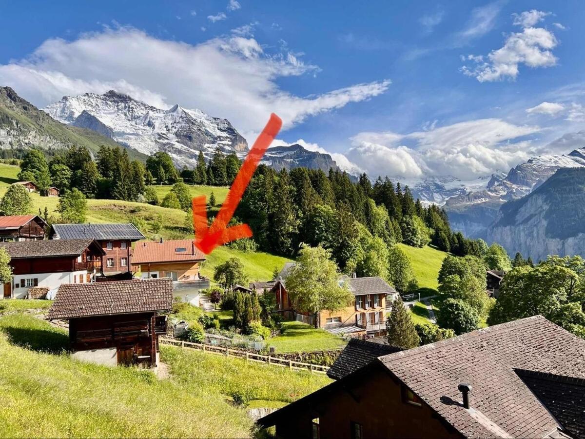 Apartmán Chalet Viola Wengen Exteriér fotografie