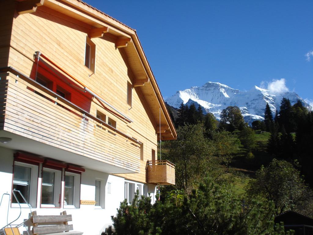 Apartmán Chalet Viola Wengen Exteriér fotografie