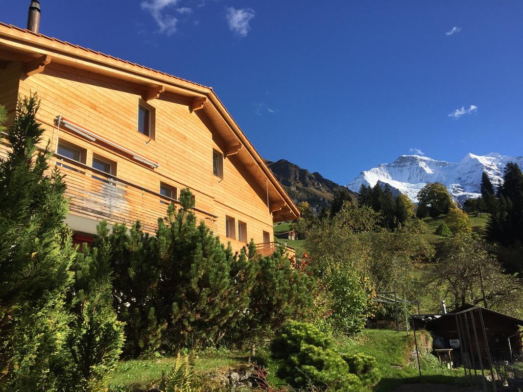 Apartmán Chalet Viola Wengen Exteriér fotografie